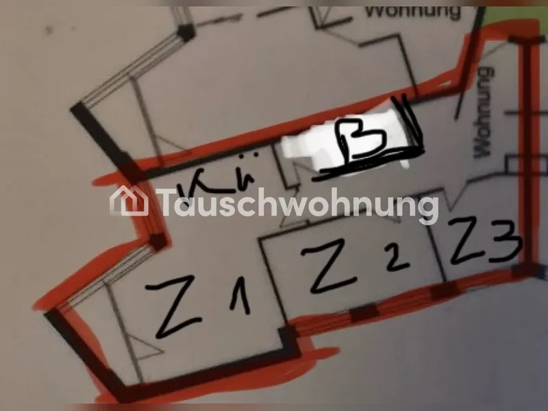 Tauschwohnung: Biete 2,5 Zimmer in Marienfelde suche 4 Zimmer — photo 1
